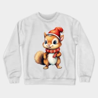 Christmas Squirrel Crewneck Sweatshirt